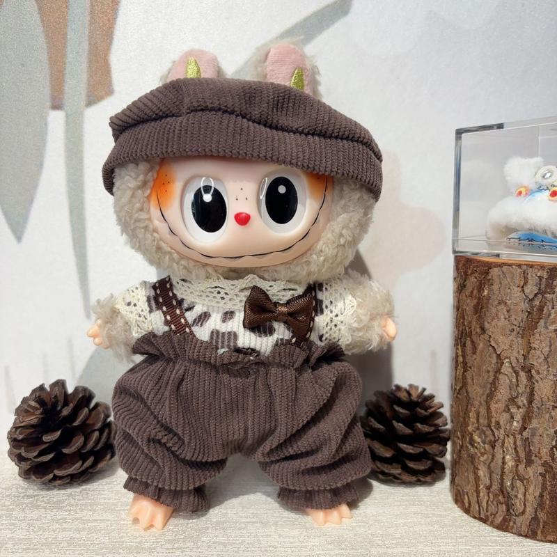 Product Introduction of New original Rabubu pendant doll clothes Labubu dolls wearable dress-up doll toys clothes set 22