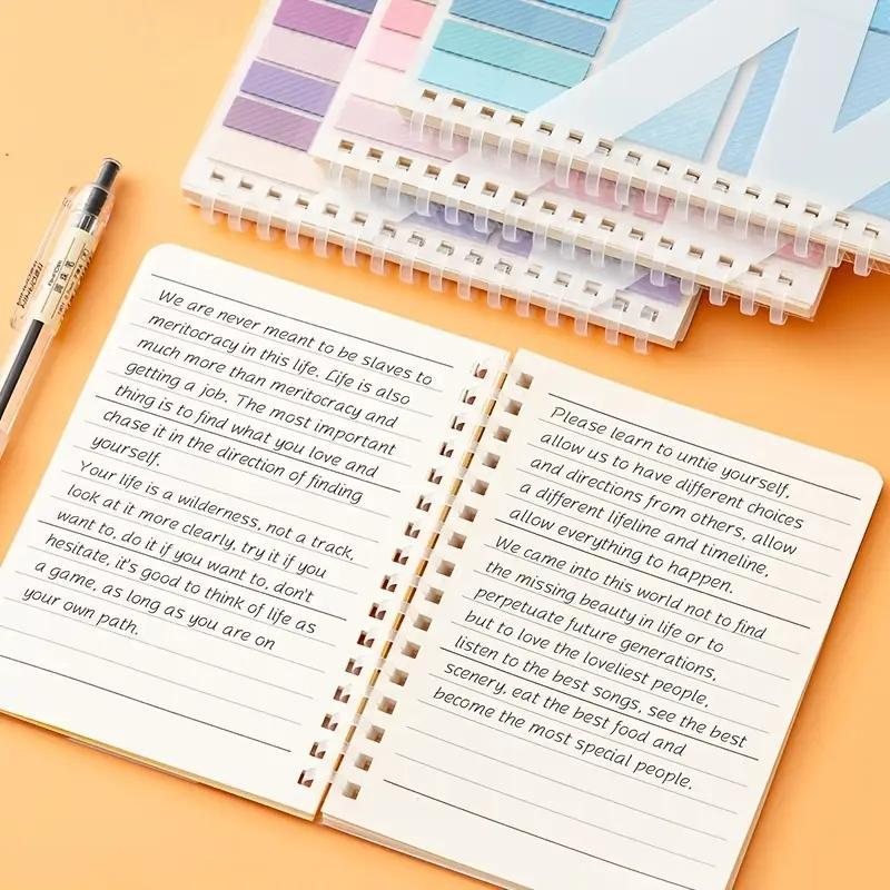 Product Introduction of A6 Notebook, 1 Count Cute Spiral Notebook, Business Study Spiral Notebook, Suitable for Office and Study Use 6
