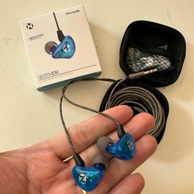 ￼Tai Nghe Kiểm Âm Nhét Tai NMC-AUDIO QKZ63-IEM Chuyên dành cho thu âm livestream,hát karaoke online chuyên nghiệp BH 12T