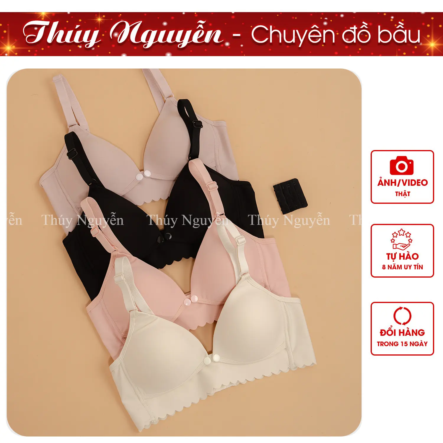 (185) Su non AIRSM mút thông hơi cho mẹ bầu và sau sinh, có cúc mở ngang, siêu nhẹ, mút mỏng vừa êm, thoáng khí, hỗ trợ định hình cho vòng một