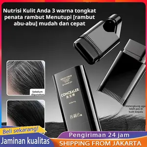 COD Stik Pewarna Rambut untuk Menutupi Uban Pewarna Rambut Tahan Air dan Keringat yang Tidak Luntur Pewarna Rambut Tahan Lama Pewarna Rambut dengan Ekstrak Tumbuhan yang Ramah Kulit Sisir Pewarna Rambut Tanpa Bilas yang Tidak Mudah Luntur