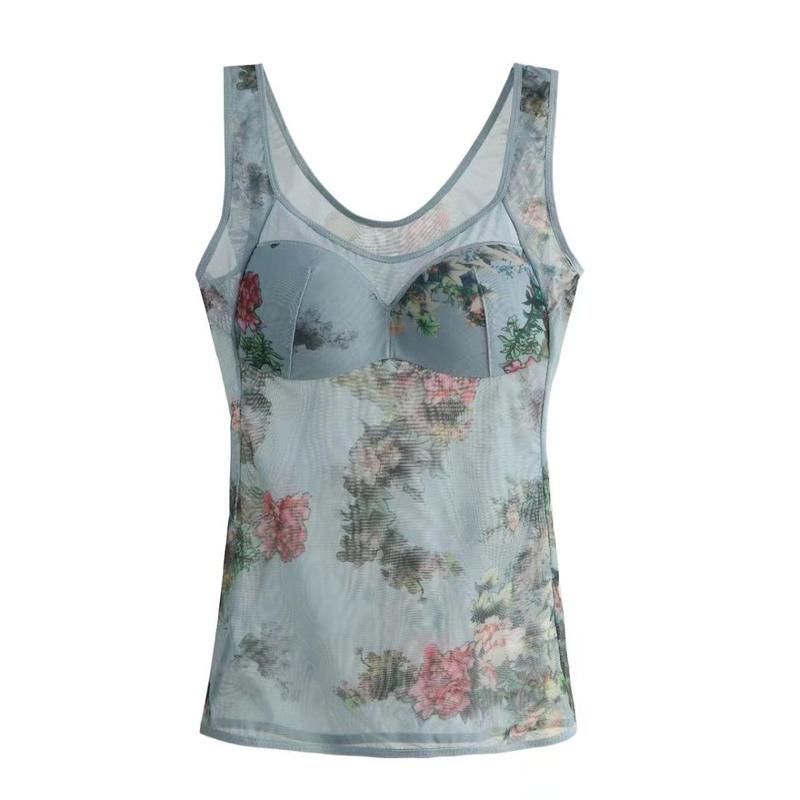 Áo Vest Ren Ngoại Cỡ Hàng Mới Về, Có Đệm Ngực, Áo Ngực Nữ Bó Sát Siêu Mỏng, Cảm Giác Đám Mây Sha, Một Mảnh 8