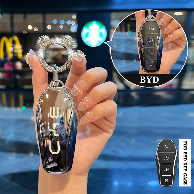 Product Introduction of BYD Atto 3  Dolphin Seal Dolphin Mini Car TPU Remote Key Cover 29