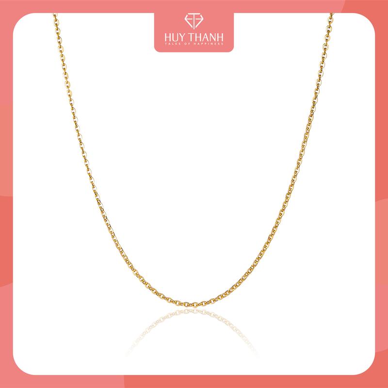  Dây Chuyền Trơn DC00 Vàng 10K 14k HT HUY THANH 