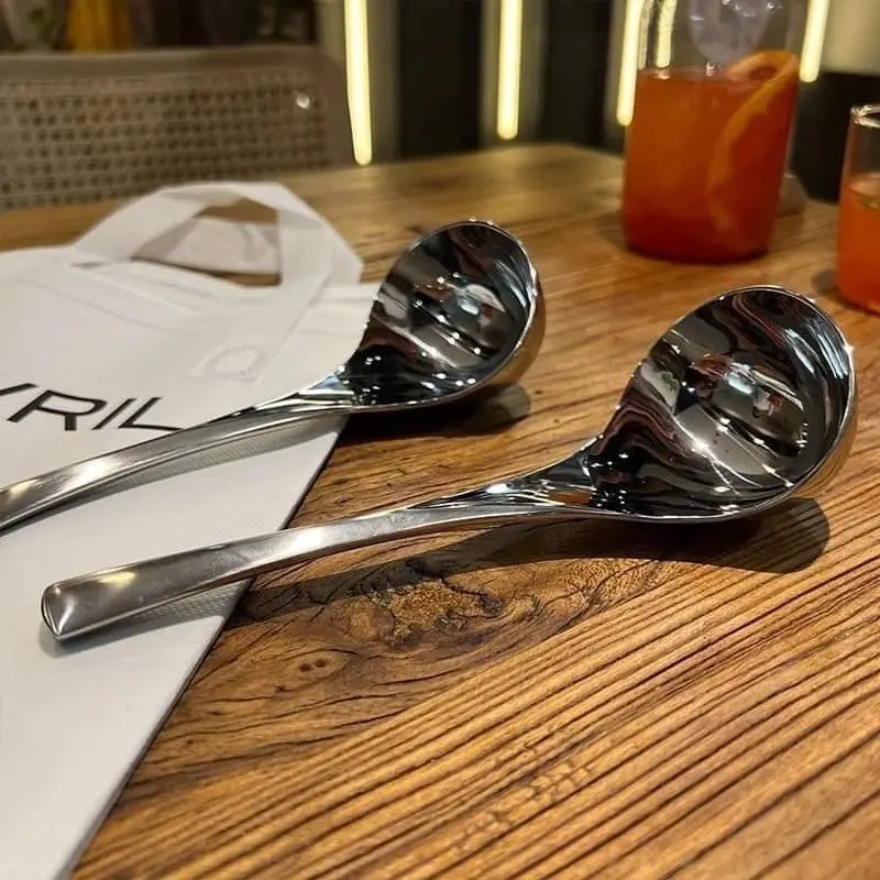 Muôi canh cao cấp inox dày dặn sáng bóng  RK325 5