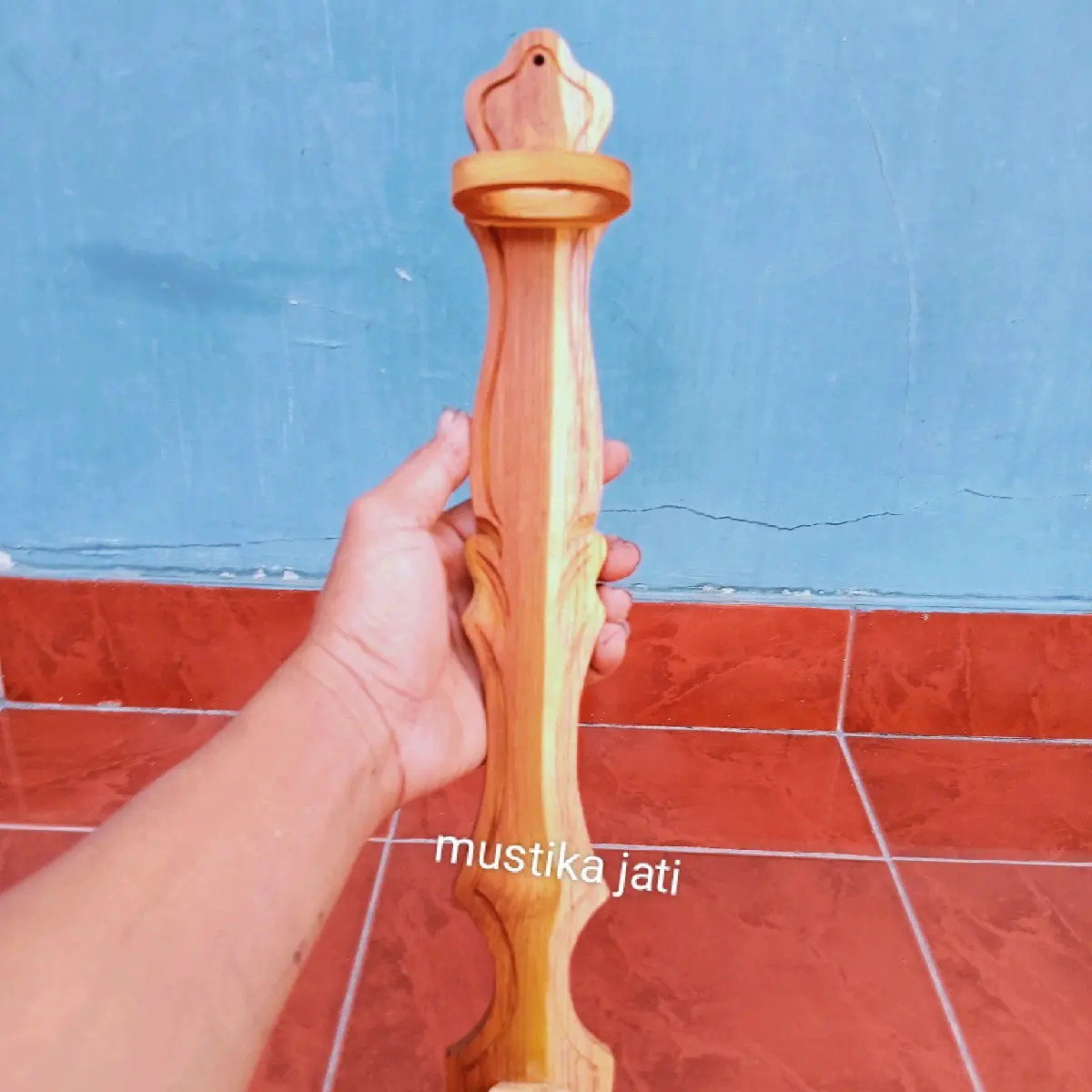 Blawong hiasan dinding Jati