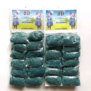 12 pcs Sabut jala cuci piring / cuci piring jala / gosok jala / jala / Sabut nylon (kecil)