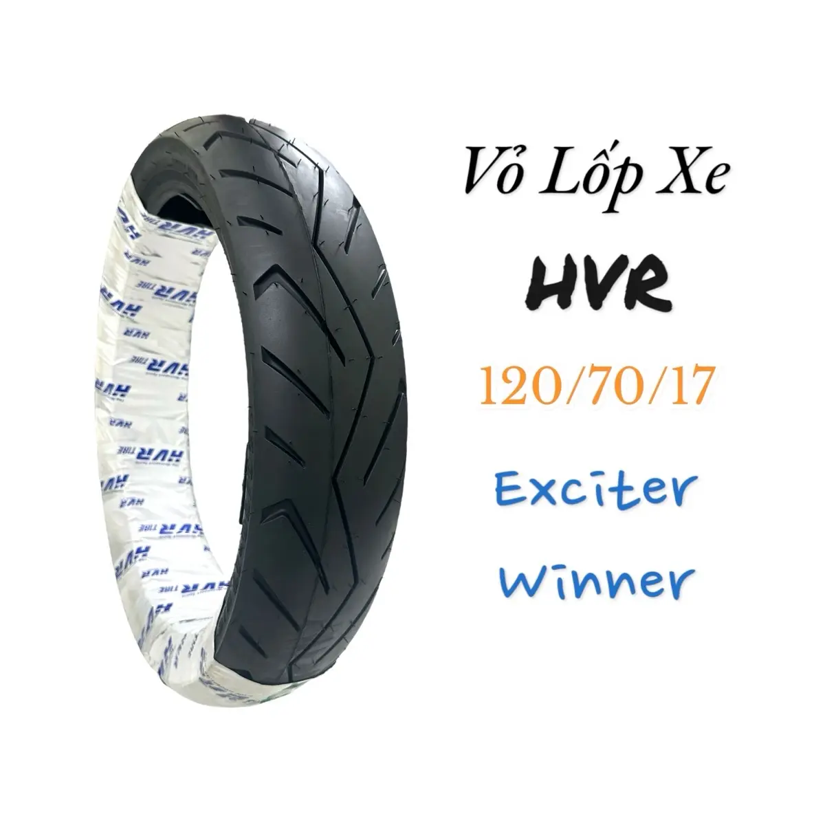 Vỏ Sau Xe Exciter Winner thông số 120/70/17 thương hiệu HVR Công Nghệ Nhật Bản Lốp Phụ Tùng