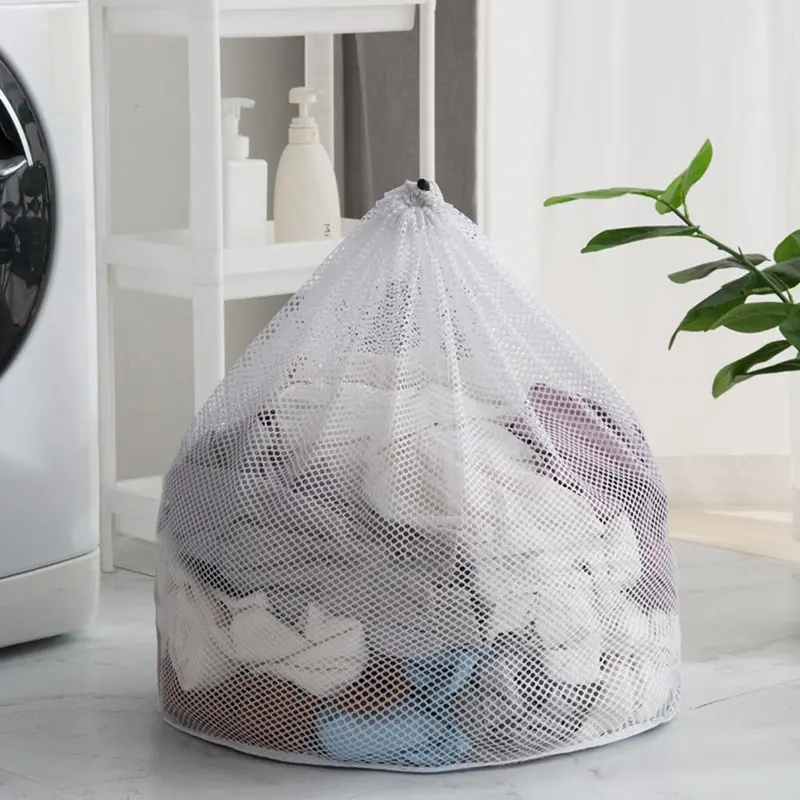 Drawstring Laundry Bag, 1 Count Washing Machine Special Washing Bag, Thickened Material Protects Clothes From Damage, Suitable for A Variety Of Clothes, Laundry Products 5