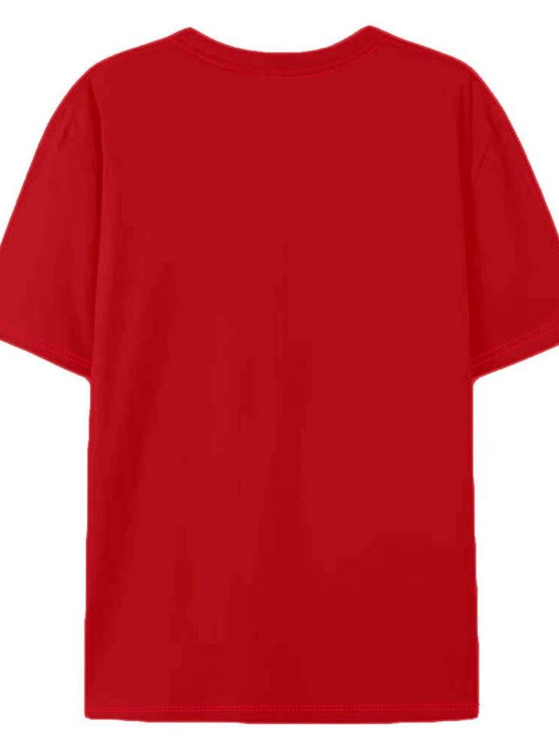Product Introduction of 【Plus Size】 Letter & Cowboy Hat Print Round Neck Tee, Fashion Casual Crew Neck Short Sleeve T-shirt for Daily Holiday Vacation Outdoor Wear, Women Clothing for All Seasons 8