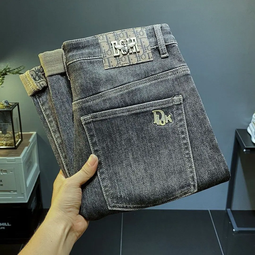 Lux Quần Jean Nhập Cảnh Cao Cấp Cho Nam, Quần Dài Ôm Sát Co Giãn Đa Năng Hợp Thời Trang, Phong Cách Hàn Quốc Mới, Mùa Xuân Và Mùa Thu