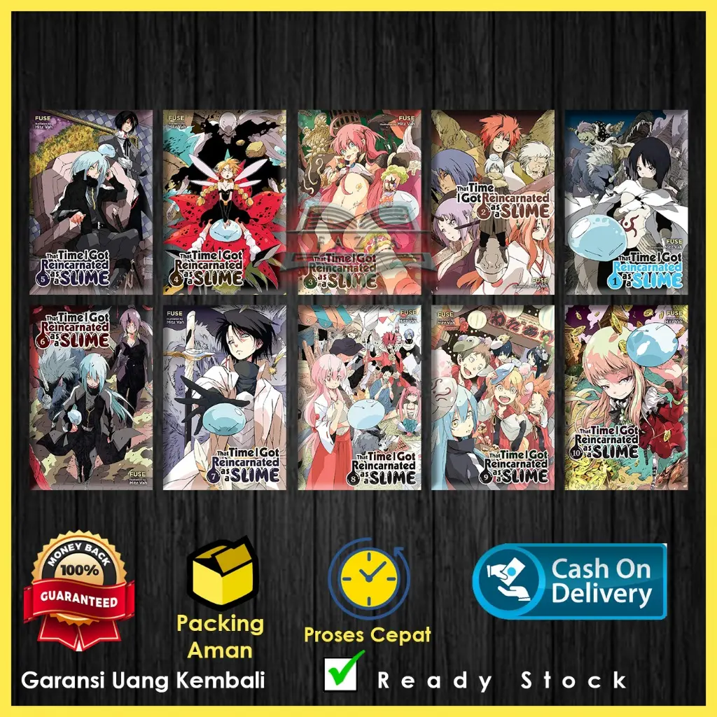 That Time I Got Reincarnated as a Slime [Tensei Shitara Slime Datta Ken] Light Novel (English/Indonesia)
