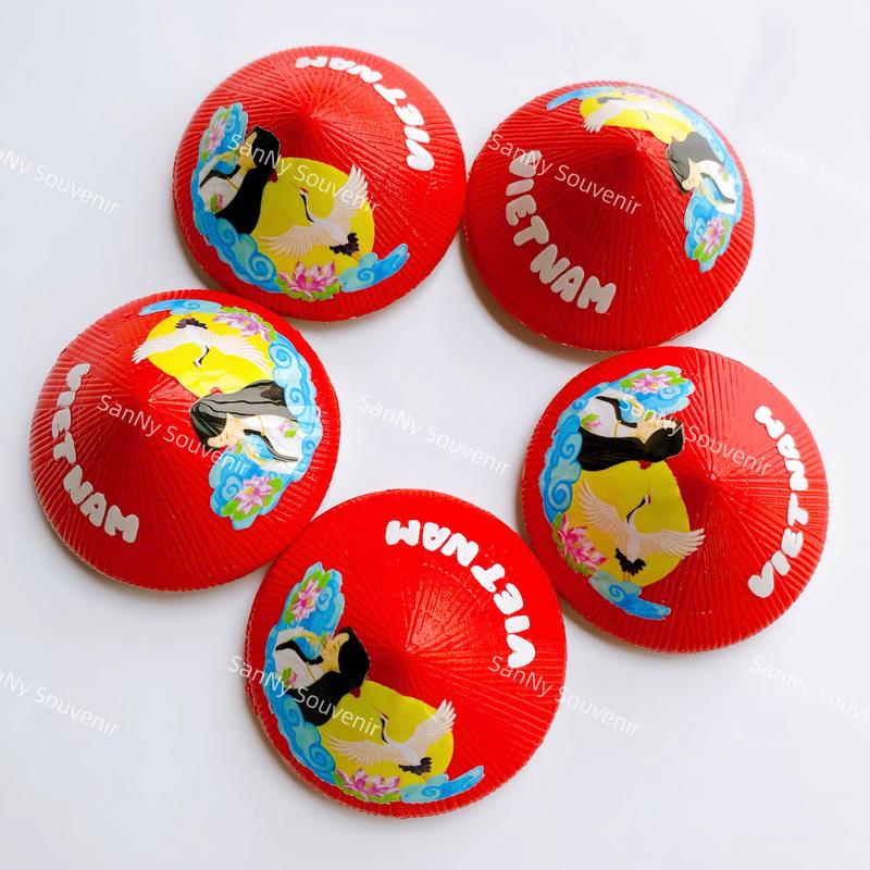 Product Introduction of 01 Nam châm nón lá 5cm lưu niệm Việt Nam 4