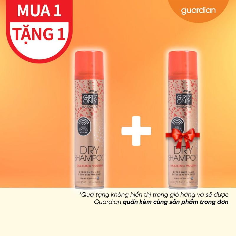 Combo 2 Chai Dầu Gội Khô Dry Shampoo Girlz Only 200Gr X 2