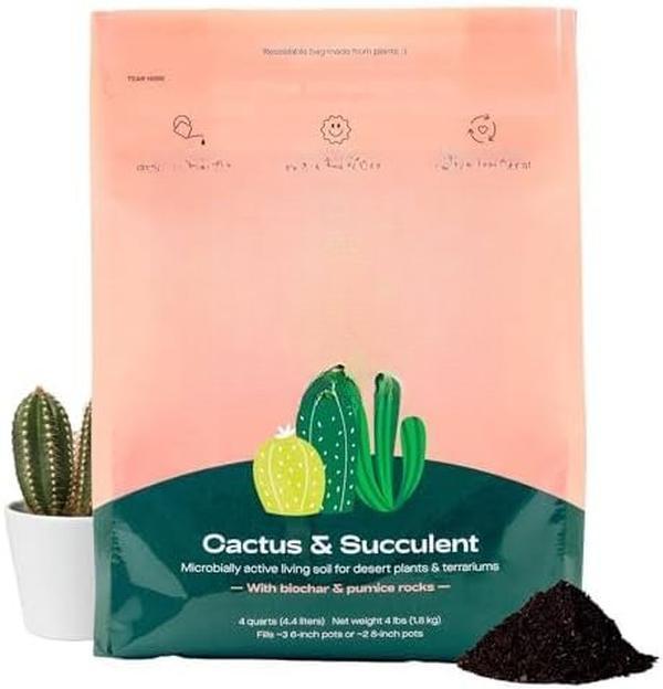 Cactus and Succulent Potting Mix for House - Fast Draining, - TikTok Shop