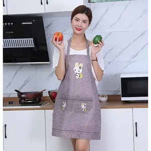 Apron Masak Tahan Percikan Air Celemek Tahan Minyak Poliester