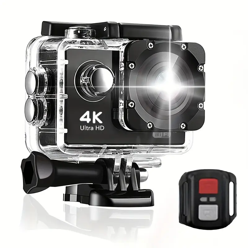Sports Camera 4k Wireless WiFi Sports Camera Mountaineering Digital ...