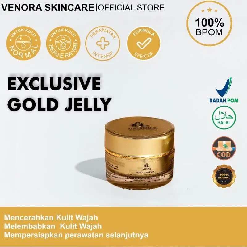 VENORA SKINCARE EXCLUSIVE GOLD JELLY