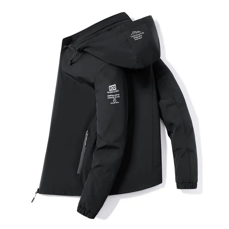 EVERFUSE Jaket cargo unisex anti air terbaru bahan taslan premium high quality M L XL XXL Musim dingin Musim panas Panjang Waterproof Harian Sablon Parasut Fit Parka motor