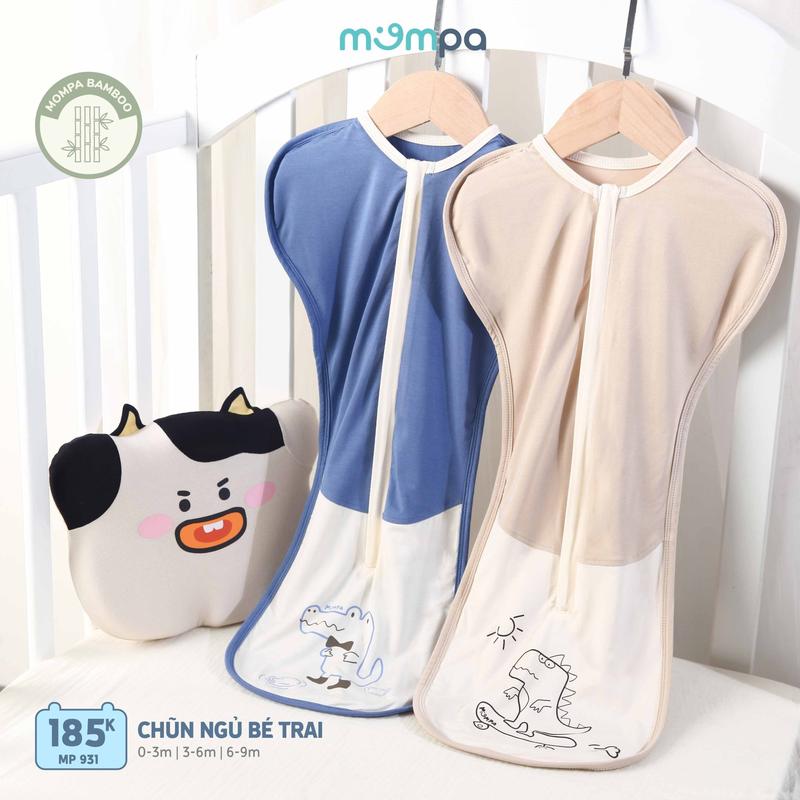 [DK] Nhộng chũn ngủ cho bé sơ sinh từ 0 đến 9 tháng tuổi vải Sợi tre Bamboo thoáng mát MP 931 + 932