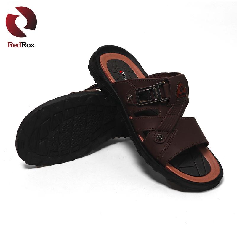 Sandal Pria Kasual Gaya Modern Kekinian Terbaru Ringan Lentur Redrox - VORT 02 Jepit Sendal 6
