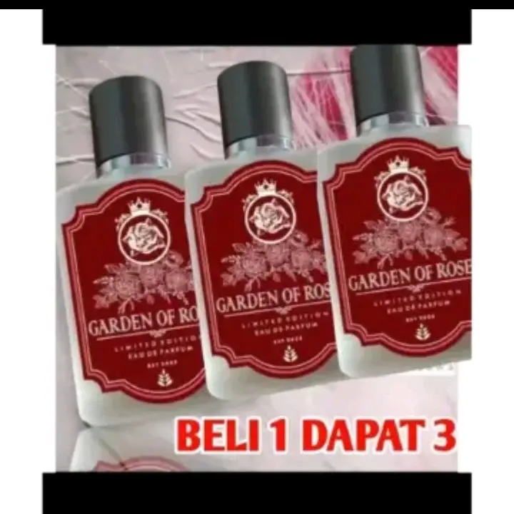 Promo Beli1 Dapat3 Garden Of Roses Parfum wangi dan memikat Unisex Perfume Wanginya