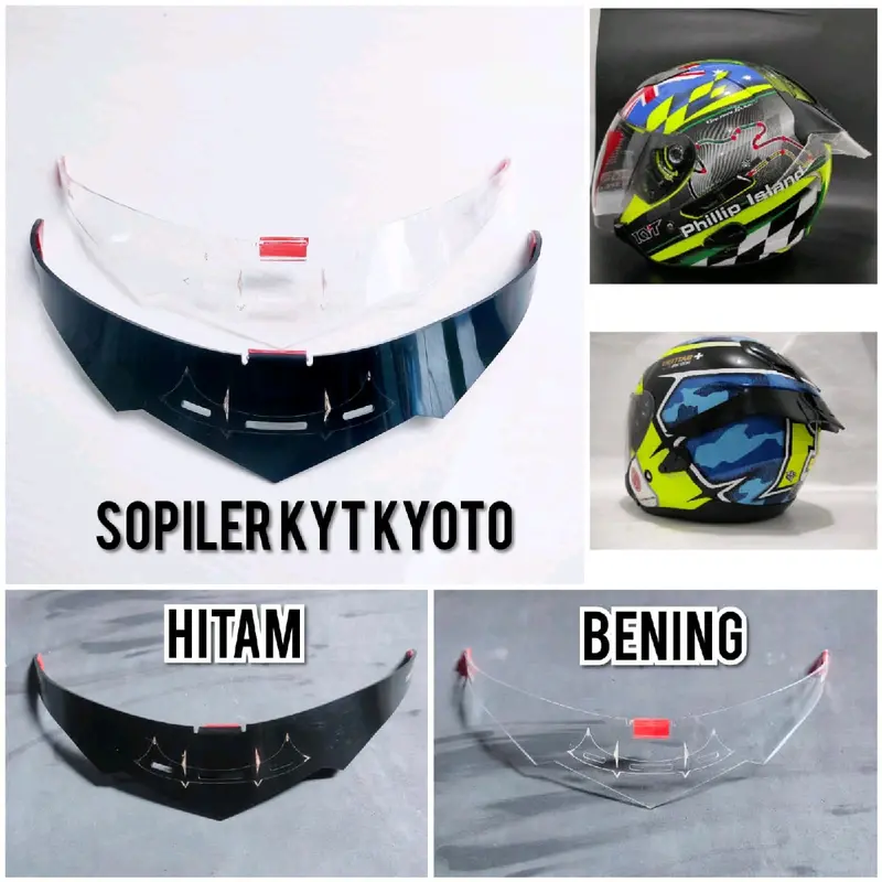 Spoiler Kyt Vendetta / Kyt K2 Rider / Kyt Falcon / Kyt Kyoto / Kyt Rc7 / Kyt Dj Maru / Kyt Galaxy / Spoiler Kyt TT Course / Spoiler Kyt R10 Motorcycle 5