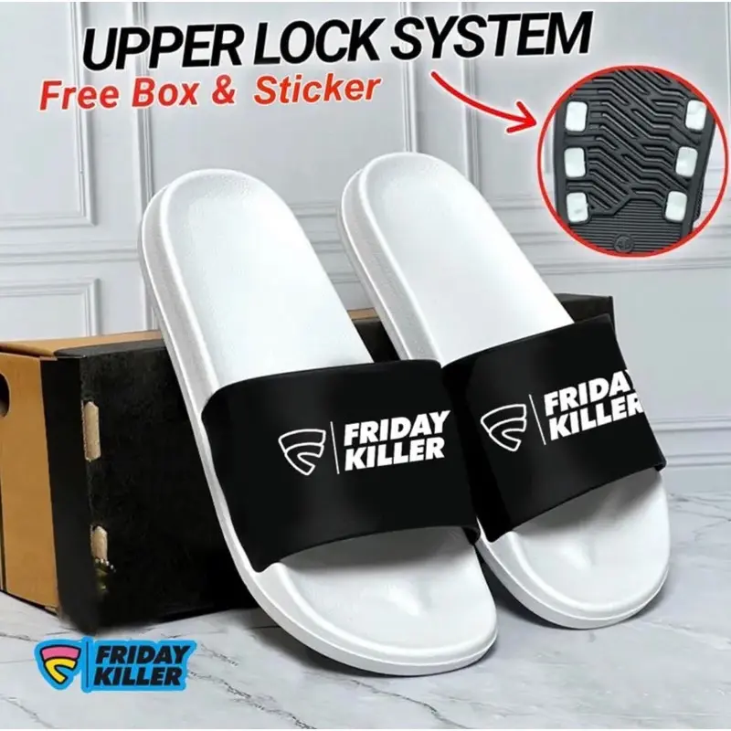 Sandal pria slop Original sendal friday killer Shoes Karet Selop