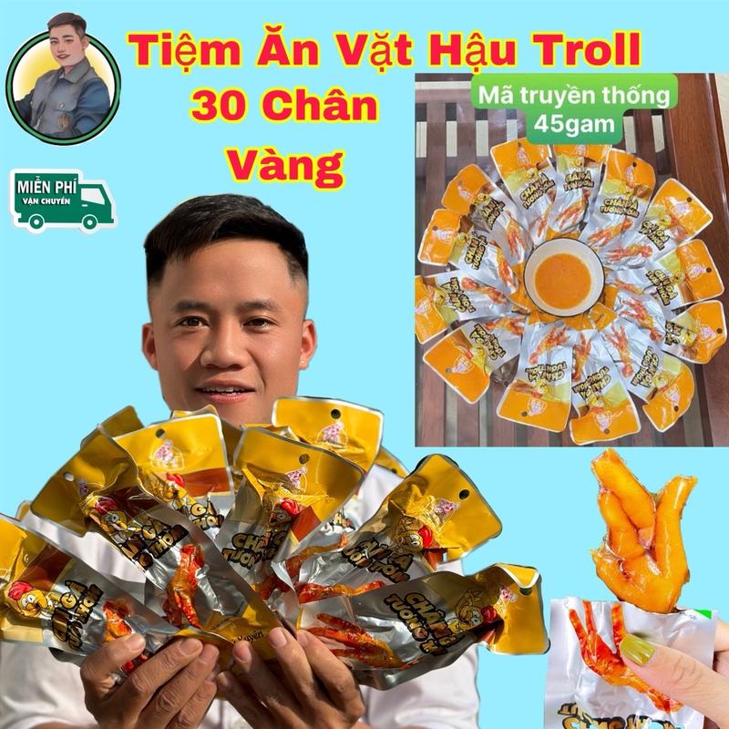 [ Giá Sỉ ] 30 Gói Vàng 45g Chân Gà Cay Tương Thơm Việt Nam