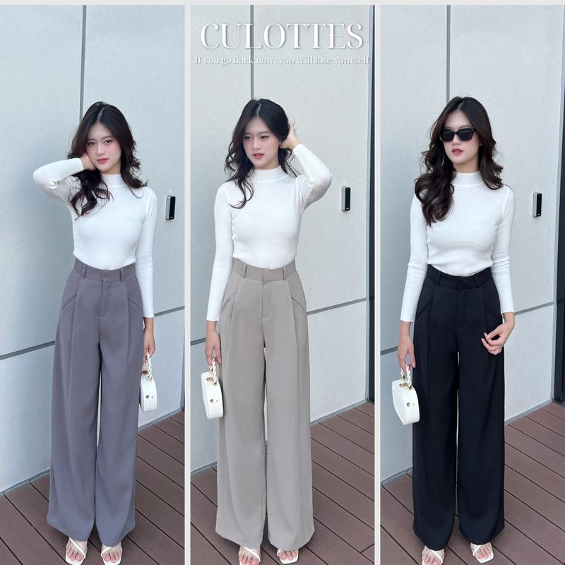 Product Introduction of [Giá Mở Bán] Quần ống suông nữ thiết kế cao cấp với chất vải Mango mềm mịn A17 Ong Women 3