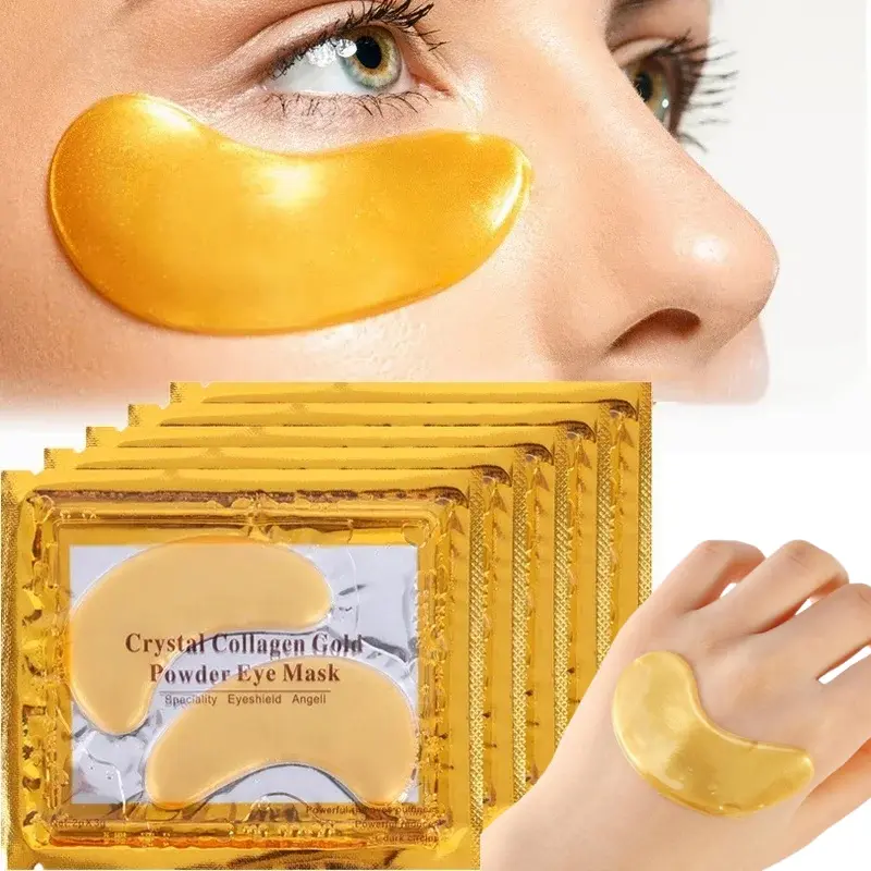 Gold Moisturizing Collagen Eye Mask Keep Moisturizing Hydrating Skin Care Patch Gel Eye Pads