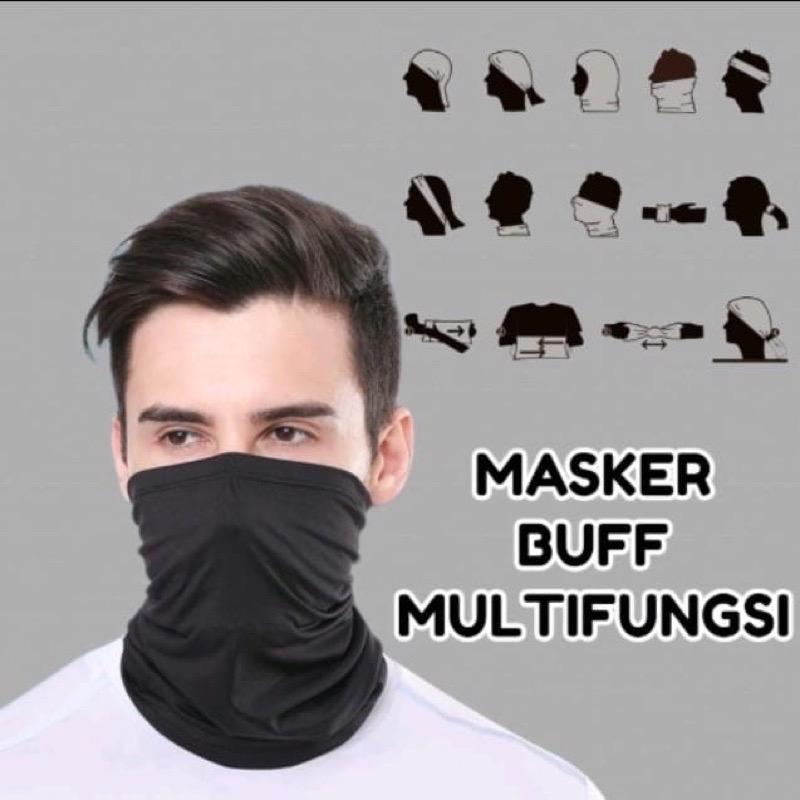 Masker Baf bandana fashion bahan jersey tebal - Shop | Tokopedia