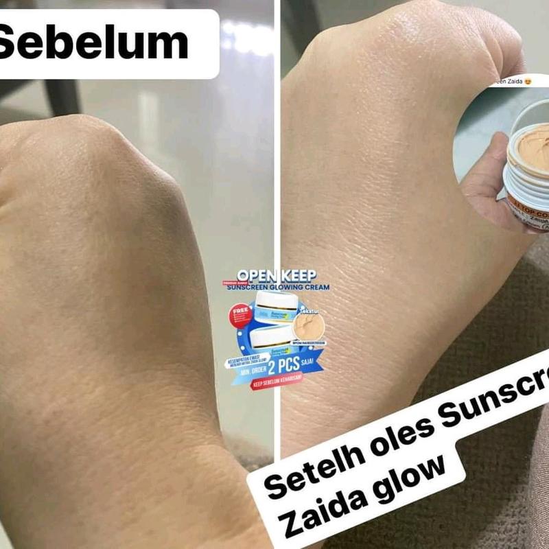 sunscreen zaida glow skincare spf 30++ 6