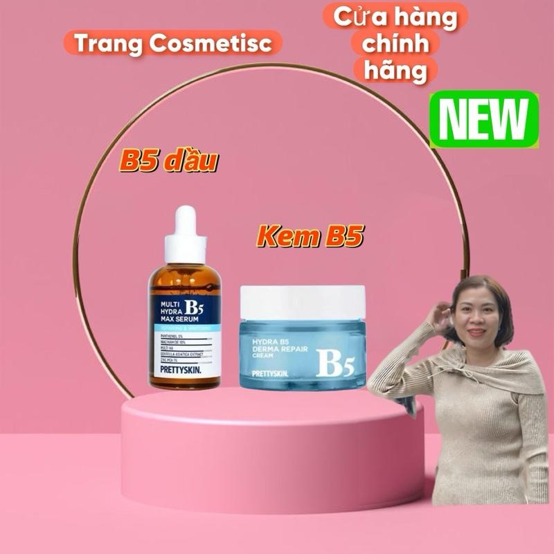 [ B5 da dầu ] Tinh chất Multi Hydra B5 Max Serum - kem phục hồi da dầu mụn Skincare làm đẹp nữ dưỡng cho da ẩm chống lão hóa (50ml) Pretty Skin - da dầu mụn