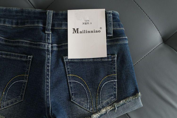 Product Introduction of Quần Short Denim Siêu Nhỏ Phong Cách Cổ Điển Mỹ Dành Cho Nữ, Mùa Hè, Phong Cách Instagram, Cạp Thấp, Quần Bó Co Giãn, Mỏng Và Cong, Quần Hot, Cô Gái Nóng Bỏng Pants Jean 10