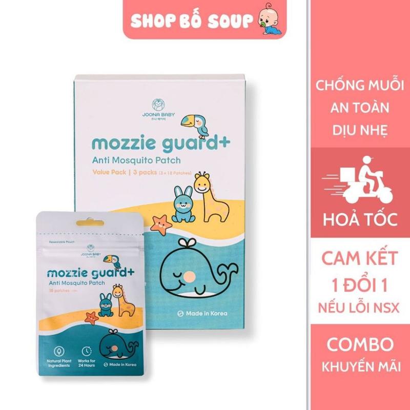  Miếng dán chống muỗi cho bé Mozzie Guard+  Hộp 54 miếng dán  JOONA BABY 