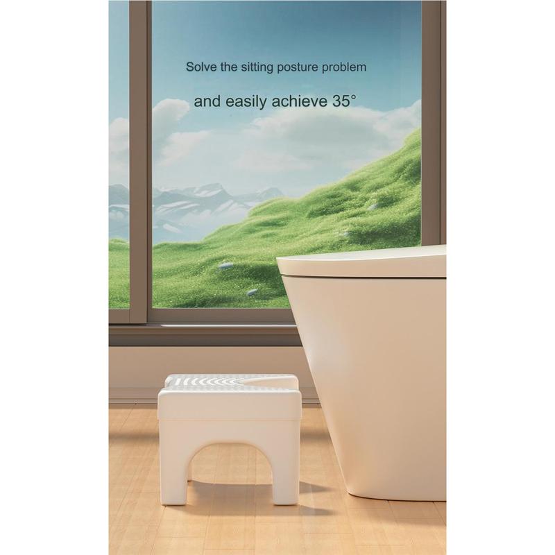 Product Introduction of Ghế Đẩu Bước Nhà Vệ Sinh, Gia Dụng, Dày Dặn, Cho Phòng Tắm Và Nhà Vệ Sinh, Ghế Đẩu Chân, Ngồi 35 °, Thiết Kế Bồn Cầu 23