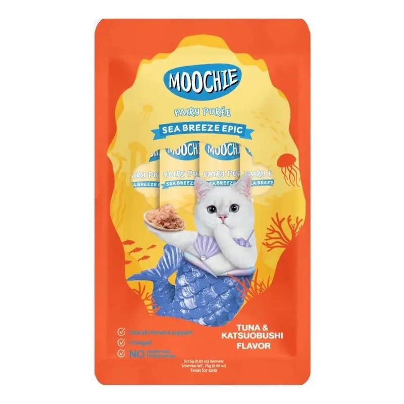 ￼Moochie Fairy Puree Tuna & Katsuobushi For Cat 75gr 0