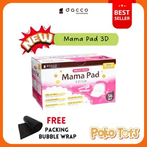 Dacco Mamapad 56pcs Brea Pads st pad Penyerap Asi Breastpad 3D Mama pad 56 pcs Ibu Pa Menyusui ds Bayi