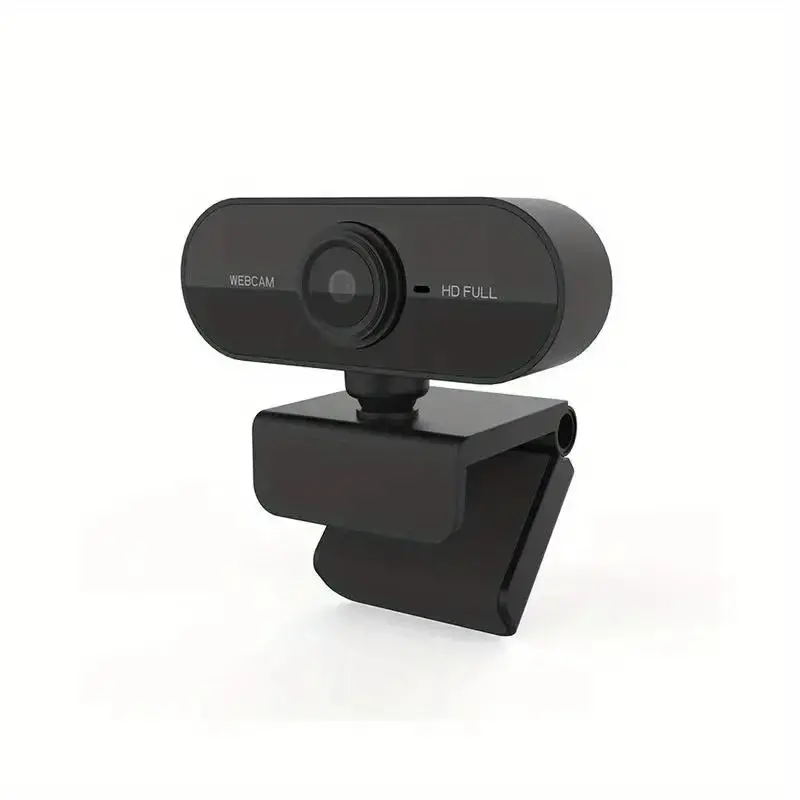 360° Rotatable Plug & Play USB Webcam, 1 Count 1080P HD Webcam, Mini Computer Network Webcam for Real-time Video Phone Conference Work, Suitable for PC Mac Laptop 5