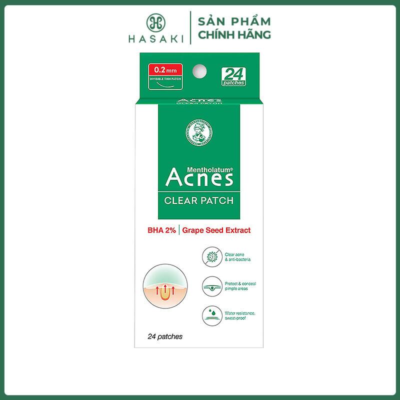 Miếng Dán Mụn Acnes Hỗ Trợ Giảm Mụn 24 Miếng | HASAKI BEAUTY Nữ Chăm Sóc Da…