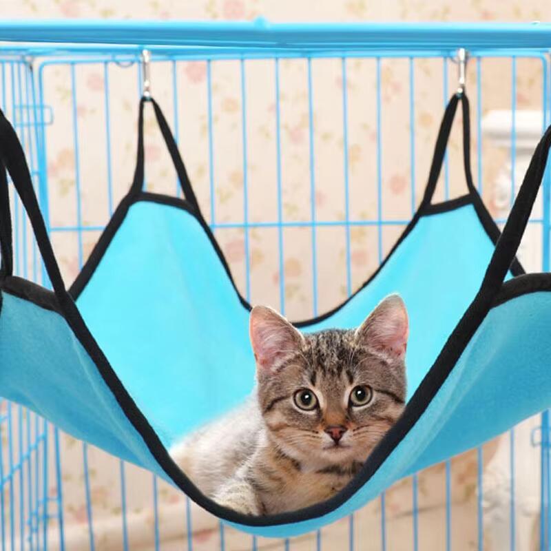 Product Introduction of Bed Hanging Cage Hammock Soft Cat House Cushion Mat Summer Coog Basket Tapestry Pet Accessories cat scratcher cat nest 2