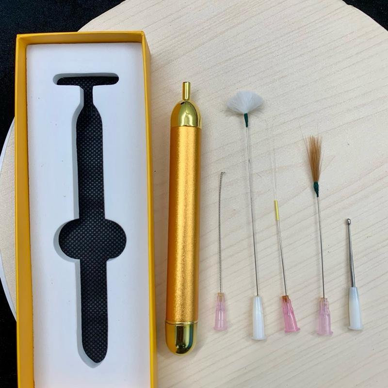 [ Bút Rung 5in1 ] Bút Rung 5 Đầu Thư Giản Tai và Mi Mắt , Có Túi Đựng | Đầu Màu Ngẫu Nhiên (Tặng 1 Cục Pin) ngoáy Tai