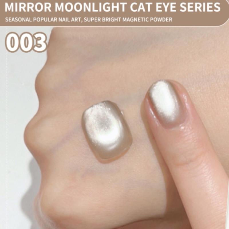 Mắt mèo ánh trăng cực quang vàng trà mã 03 siêu xinh, mắt mèo ánh trăng nâu vàng trà