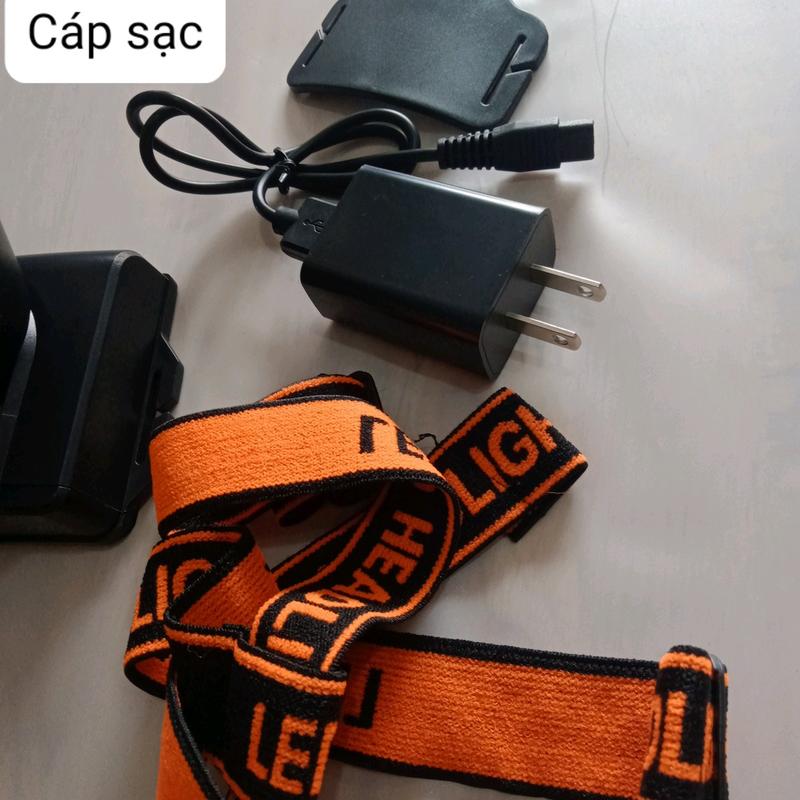 Đèn đội đầu HL-8 pin trâu kháng nước choá 10cm . 3