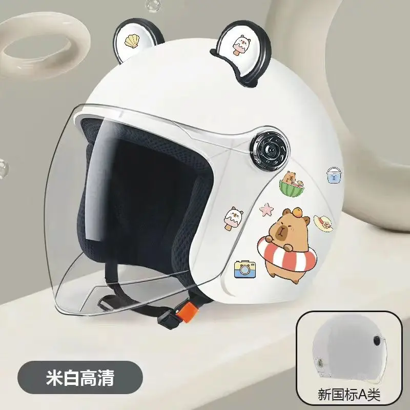 Mũ bảo hiểm mùa đông, xe Điện được chứng nhận tiêu chuẩn quốc gia, dành cho nam và nữ, ấm áp cho tất cả các mùa, thích hợp cho xe Pin, mũ bảo hiểm xe máy Thông Dụng mũ bảo hiểm toàn mặt, bảo vệ toàn diện Helmet