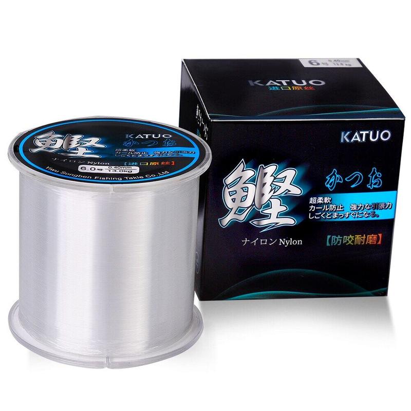 Product Introduction of PROBEROS 500m Strong Nylon Fishing Line Japan 1.2-8.0# Fluorocarbon Transparent Leader Fishing Rope Durable Monofilament Wire Sea/Freshwater Rock Bass Fishing Tackle 15