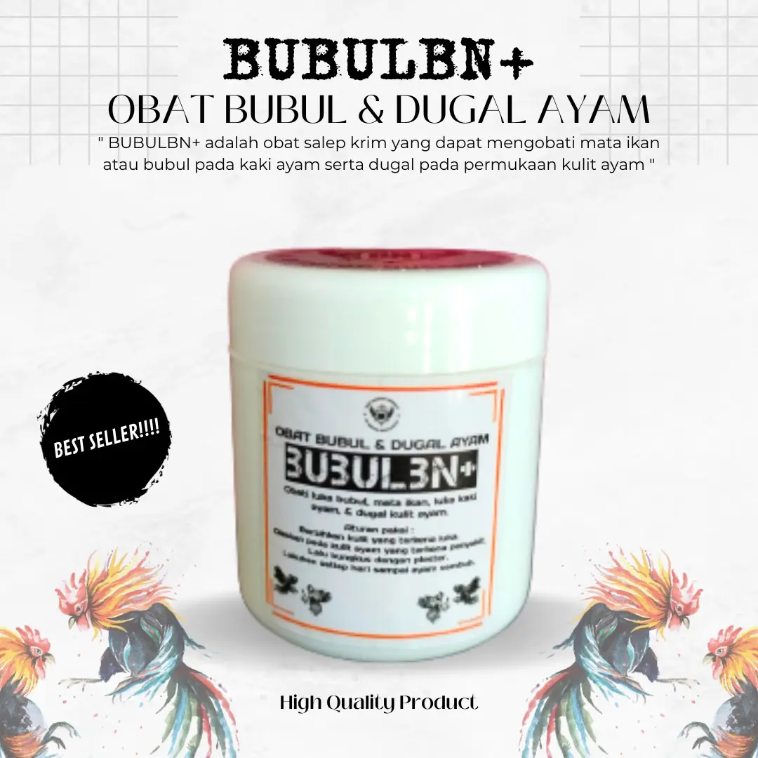 Obat mata ikan kaki ayam bubul dugal air kulit ayam BUBULBN+