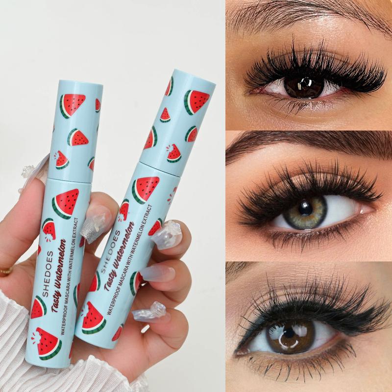 Product Introduction of Shedoes Lengthened Thick and Long Long Lasting Waterproof Non-Dizzy Makeup Not Smudge Quick-Drying Watermelon Mascara 3