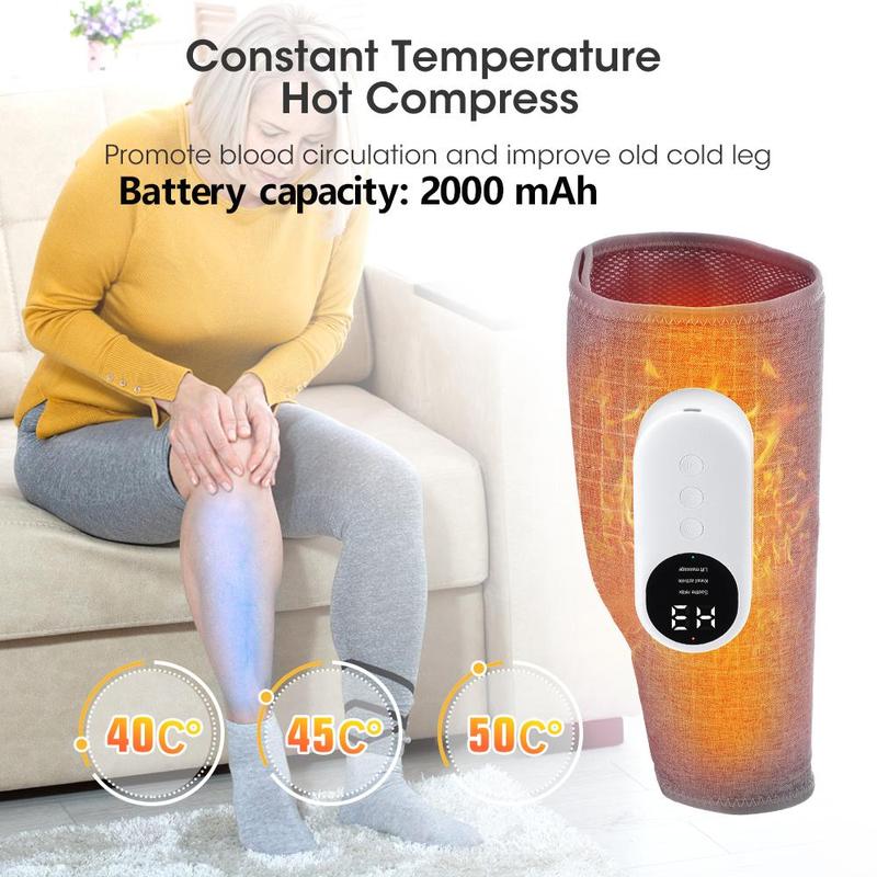 Electric Leg Massager, Hot Compress Wireless Calf Massager, Leg Shaping Muscles Kneading Massage Equipment, Birthday Gift Ideas 6